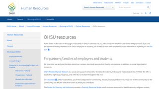 OHSU resources | Human Resources | OHSU