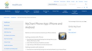 MyChart Phone App: iPhone and Android | Healthcare | OHSU