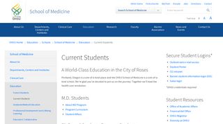 Current Students | School of Medicine | OHSU