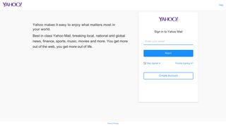 Sign in to Yahoo Mail - Yahoo - login