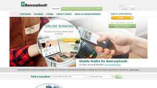 BancorpSouth: Banking, Checking, Credit Cards, and Mortgage