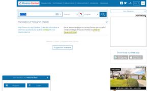 OIIAQ - Translation into English - examples French | Reverso Context