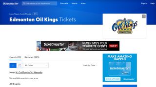 Edmonton Oil Kings Tickets | Minor League Event ... - Ticketmaster
