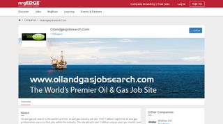Oilandgasjobsearch.Com | NrgEdge