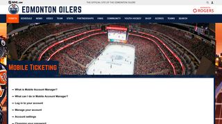 Mobile Account Manager | Edmonton Oilers - NHL.com