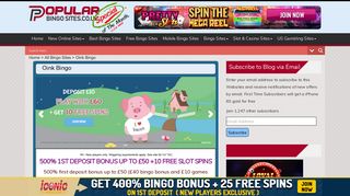 Oink Bingo - online bingo sites UK