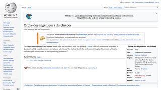 Ordre des ingénieurs du Québec - Wikipedia
