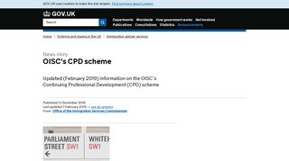 OISC's CPD scheme - GOV.UK