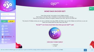 Get Money Back on Every Bet with OJOplus | PlayOJO