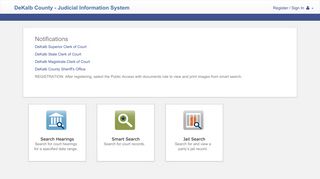 DeKalb County - Judicial Information System