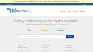 OKCountyRecords.com | County Clerk Public Land Records for ...
