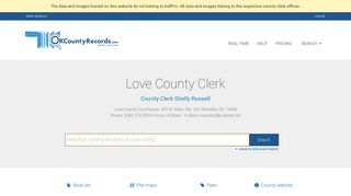 Love County | OKCountyRecords.com | County Clerk Public Land ...