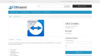 OK2 Credits - STB Support