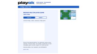 PlayOK - Play Bridge Online Free