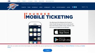 Mobile Ticketing | Oklahoma City Thunder - NBA.com