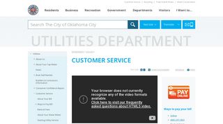 Pay Your Water Bill - City of Oklahoma City