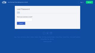 Lost Password | OkCupid