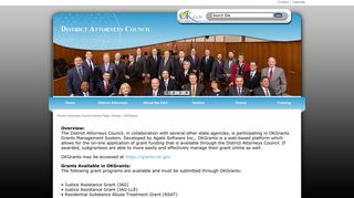 District Attorneys Council - OKGrants - OK.gov