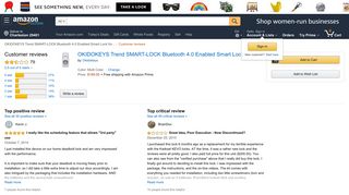Amazon.com: Customer reviews: OKIDOKEYS Trend SMART-LOCK ...