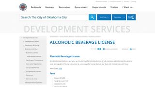 Alcoholic Beverage License | City of OKC