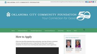 How to Apply | Oklahoma City Community Foundation
