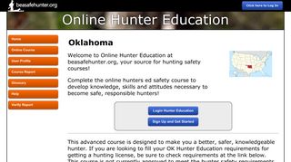 Oklahoma - Hunter Education