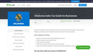 Oklahoma Sales Tax Guide for Businesses - TaxJar