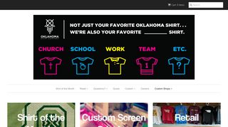 Oklahoma Shirt Company: Custom Screen Printing and T-Shirts in OKC