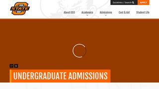 Undergraduate Admissions | Oklahoma State University