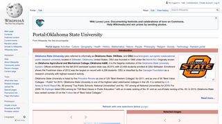 Portal:Oklahoma State University - Wikipedia