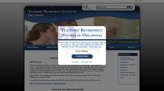 TEACHERS' RETIREMENT SYSTEM OF OKLAHOMA - Home Page