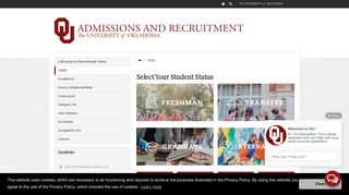 Apply - University of Oklahoma