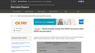 OKPAY – How to transfer money from OKPAY account to other OKPAY ...