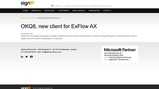 OKQ8, new client for ExFlow AX - SignUp Software ABSignUp ...