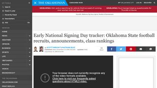 Early National Signing Day tracker: Oklahoma State football recruits ...