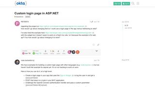 Custom login page in ASP.NET - Questions - Okta Developer Forums