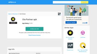 Ola Partner Apk Download latest version 8.8.5.0.9- com.olacabs ...