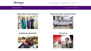 Onboarding Portal - Renown Health