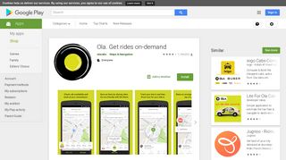 Ola. Get rides on-demand - Apps on Google Play