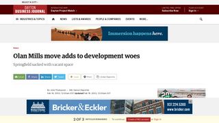 Olan Mills move adds to development woes - Dayton Business Journal