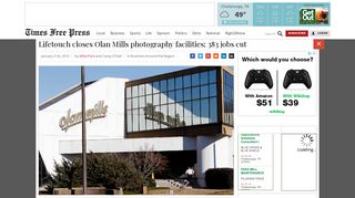 Lifetouch closes Olan Mills photography facilities; 383 jobs cut | Times ...