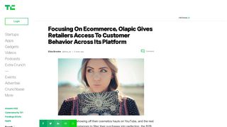 Focusing On Ecommerce, Olapic Gives Retailers Access To Customer ...