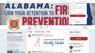 Alabama Fire College (@ALFireCollege) | Twitter