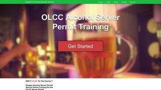 $14.99 Online OLCC Oregon Alcohol Server Permit Training