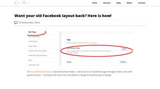 Want your old Facebook layout back? Here is how! - UCME