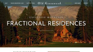 Fractional Residences | Old Greenwood