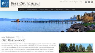 Old Greenwood - Truckee Real Estate and Lake Tahoe Real Estate ...