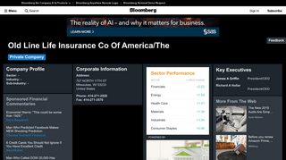 Old Line Life Insurance Co of America/The: Company Profile ...