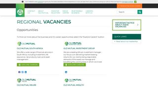 Jobs | Vacancies in South Africa, Africa | Careers | Old Mutual