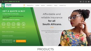 Car, Home & Life Insurance Quotes - Old Mutual iWYZE